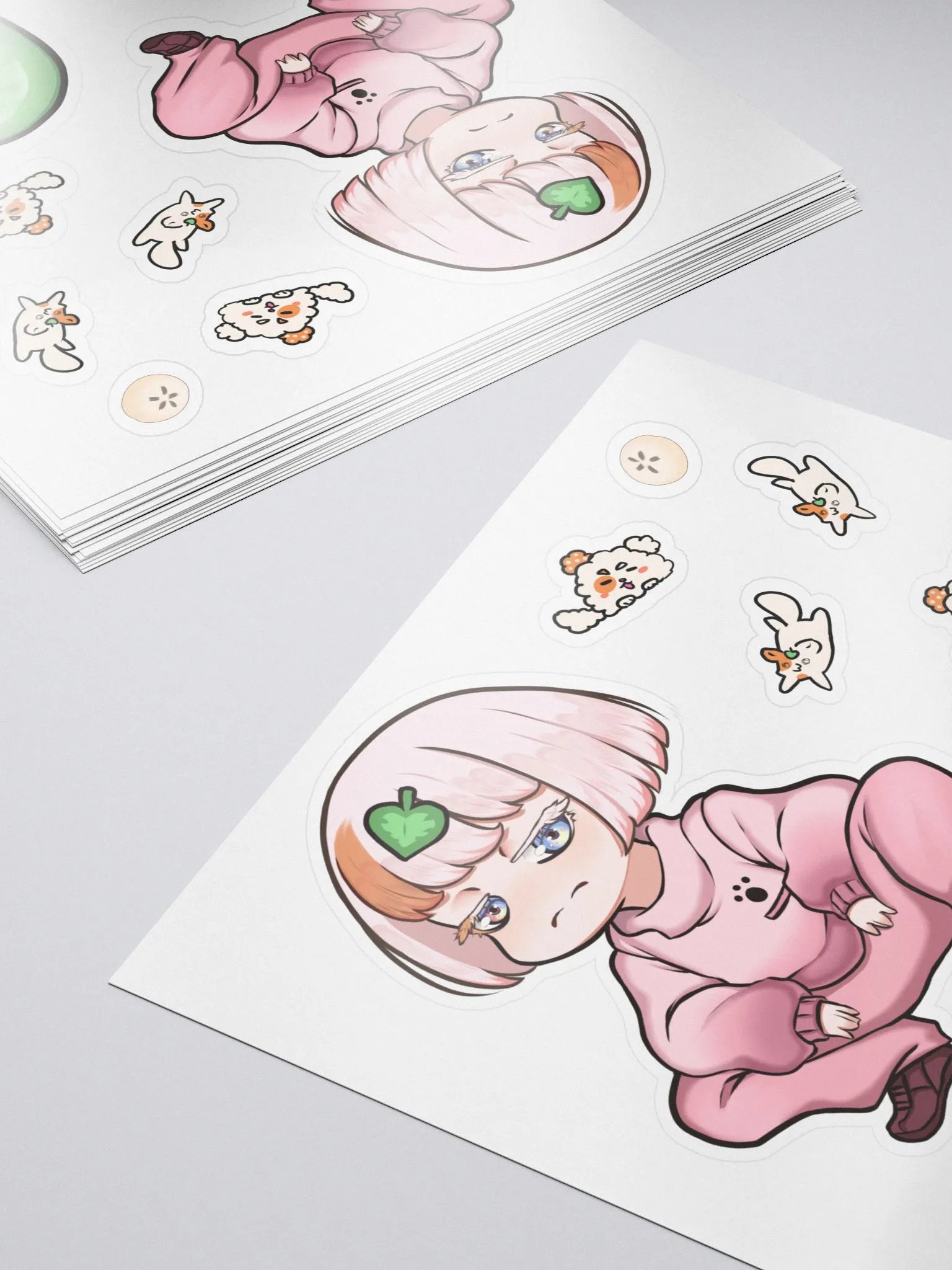 Squatting & Leaf Stickers product image (5)