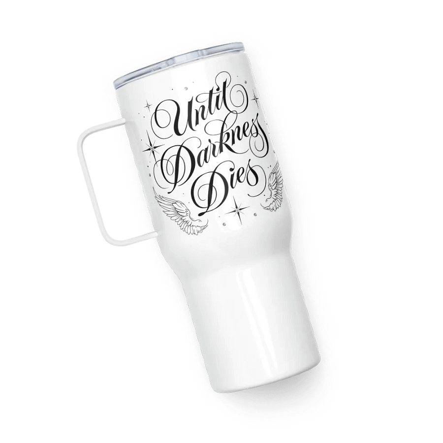 Until Darkness Dies (wings design) Travel Mug product image (2)