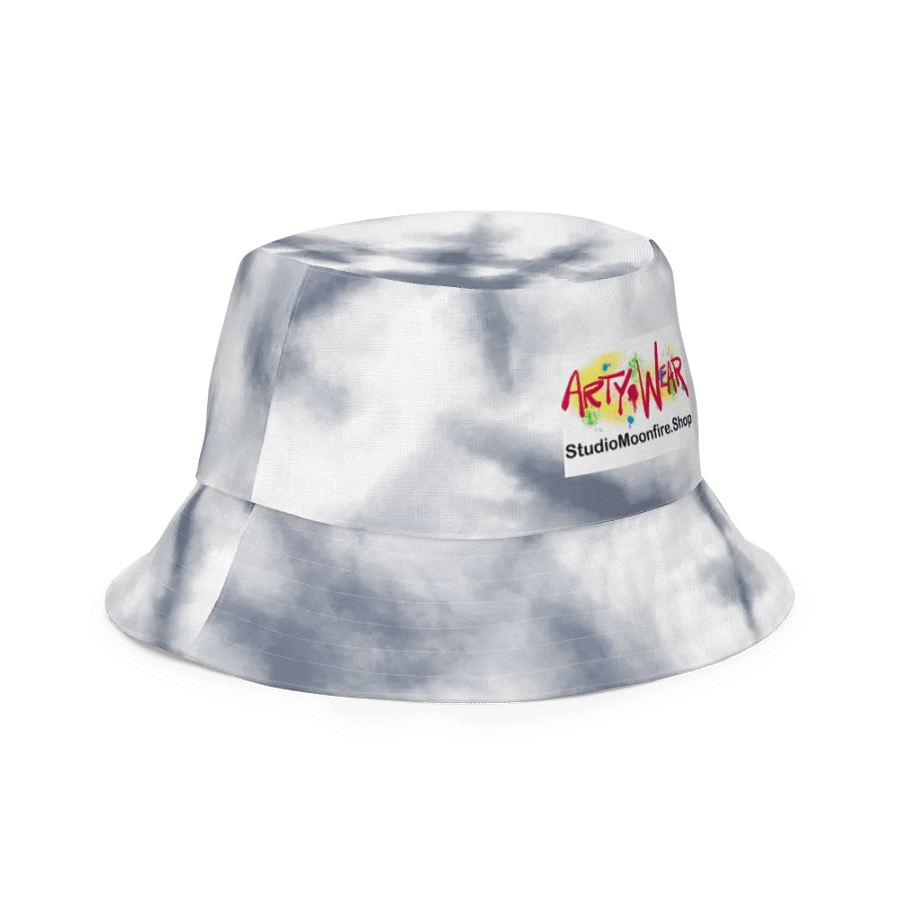AbstractWear #1 Reversible Bucket Hat/White product image (7)