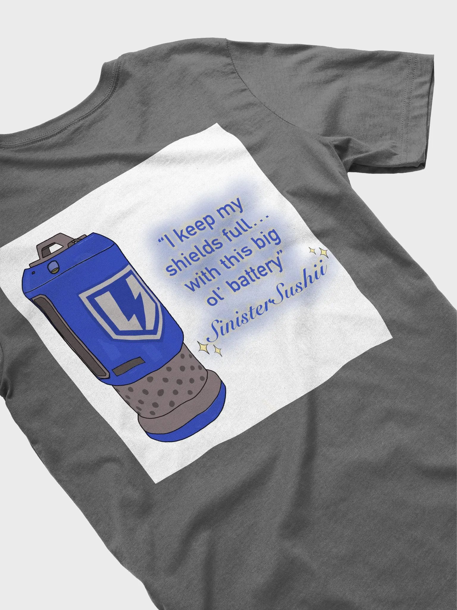 SinisterSushii Big ol' Battery T-Shirt product image (43)