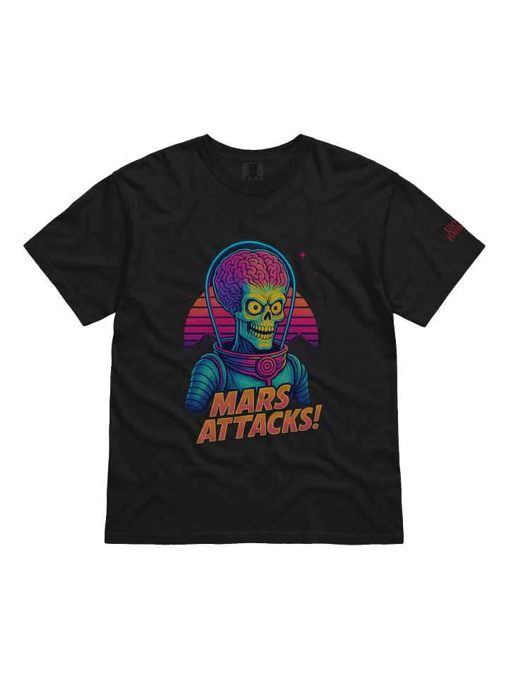 Mars Attack Tim B Collection Black Tee product image (1)