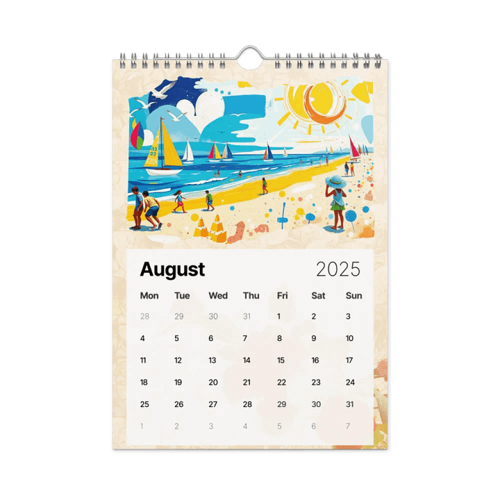 FOLK ART WALL CALENDAR 2025 product image (2)