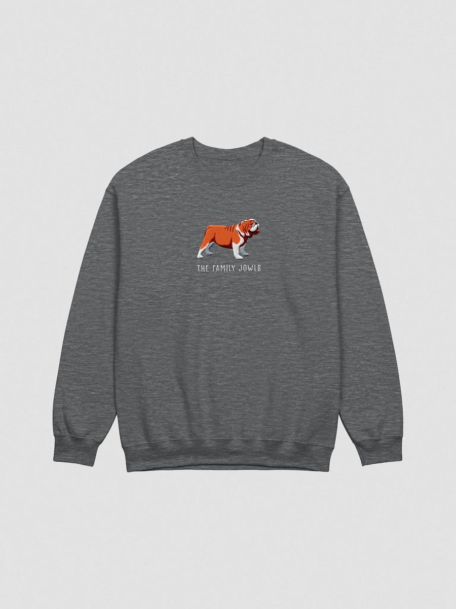 The Family Jowls Sweatshirt (Embroidered) of an English Bulldog product image (4)