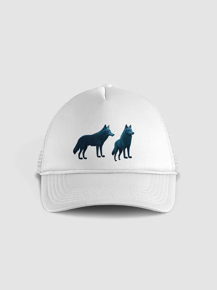 Forge Your Pack: Valucap VC700 Trucker Hat Unites Wolf & Bear Spirit product image (33)