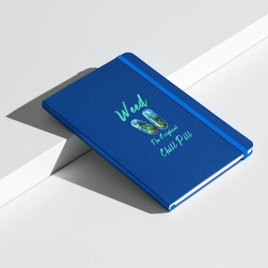 Chill Pill Cannabis Anxiety/Mental Health Hardcover Journal product image (22)