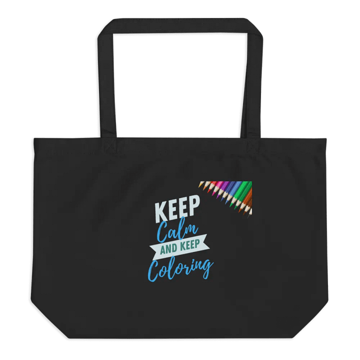 Keep Calm & Keep Coloring Tote product image (2)