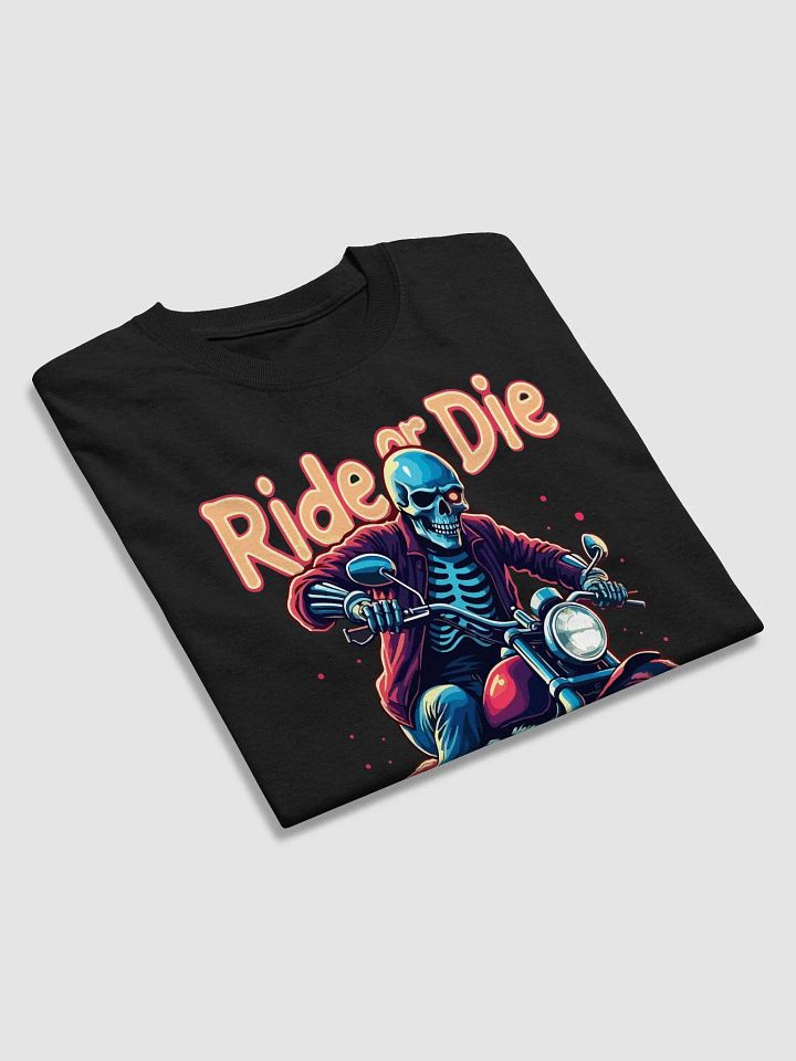 Ride or Die Skeleton Rider T-Shirt product image (2)