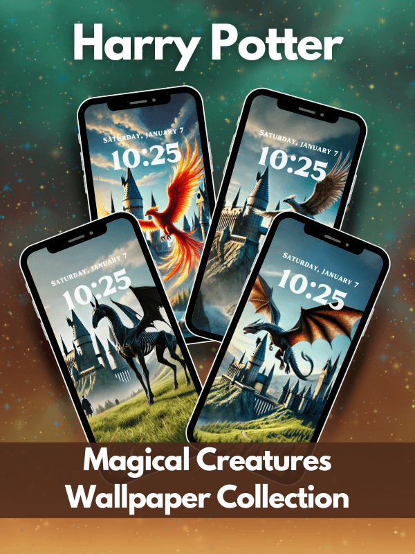 Magical Creatures Harry Potter Phone Wallpaper Bundle I 4K Quality Bundle product image (1)