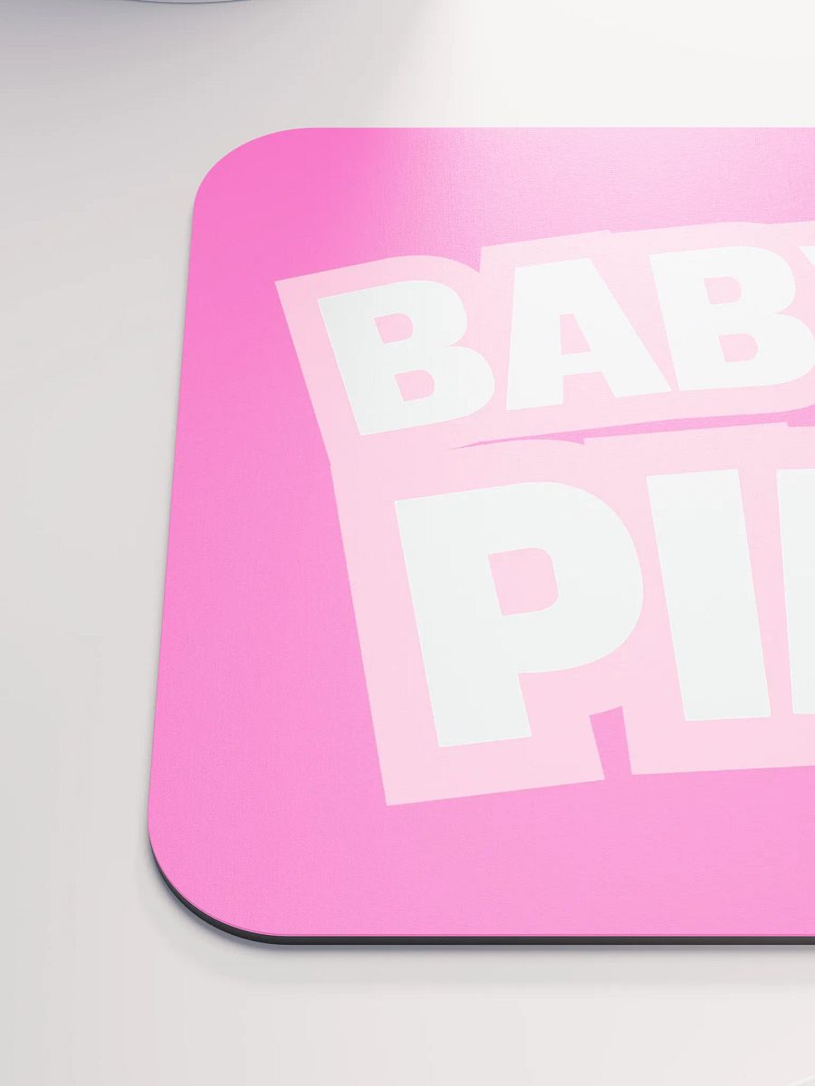 Baby Pink Mouse Pad product image (7)