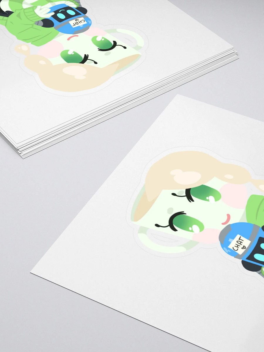 Meg and Chat Snuggle Sticker product image (4)