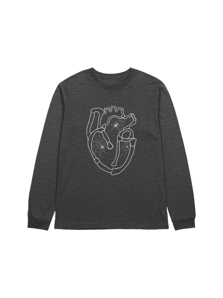 Cluttered Heart – Anatomy-Inspired Long Sleeve T‑Shirt product image (1)