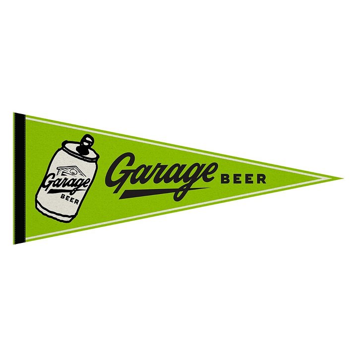 GARAGE BEER GREEN PENNANT product image (1)
