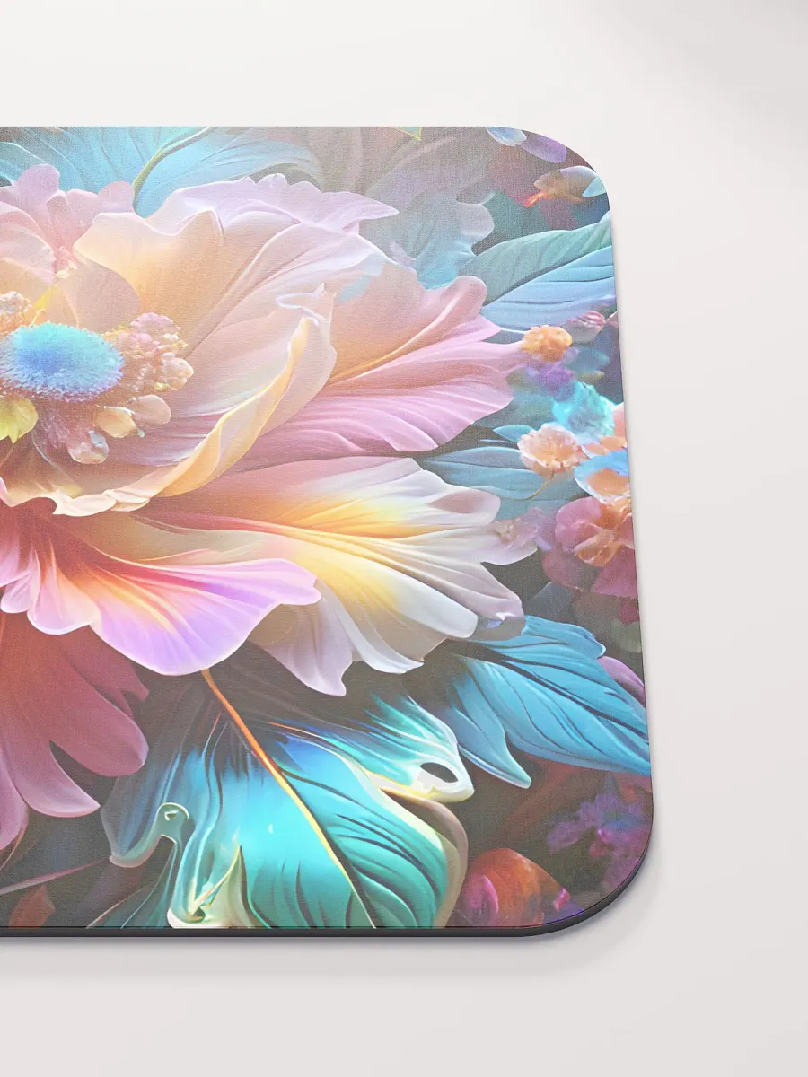 Iridescent Flowers Mouse Pad 8.7