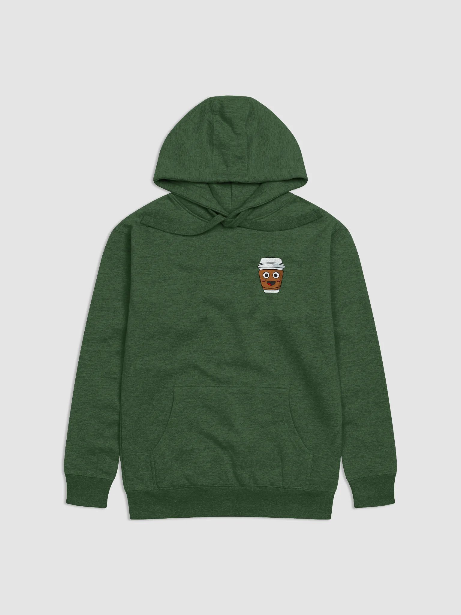 Cheerful Coffee Cup Cartoon Unisex Hoodie product image (1)