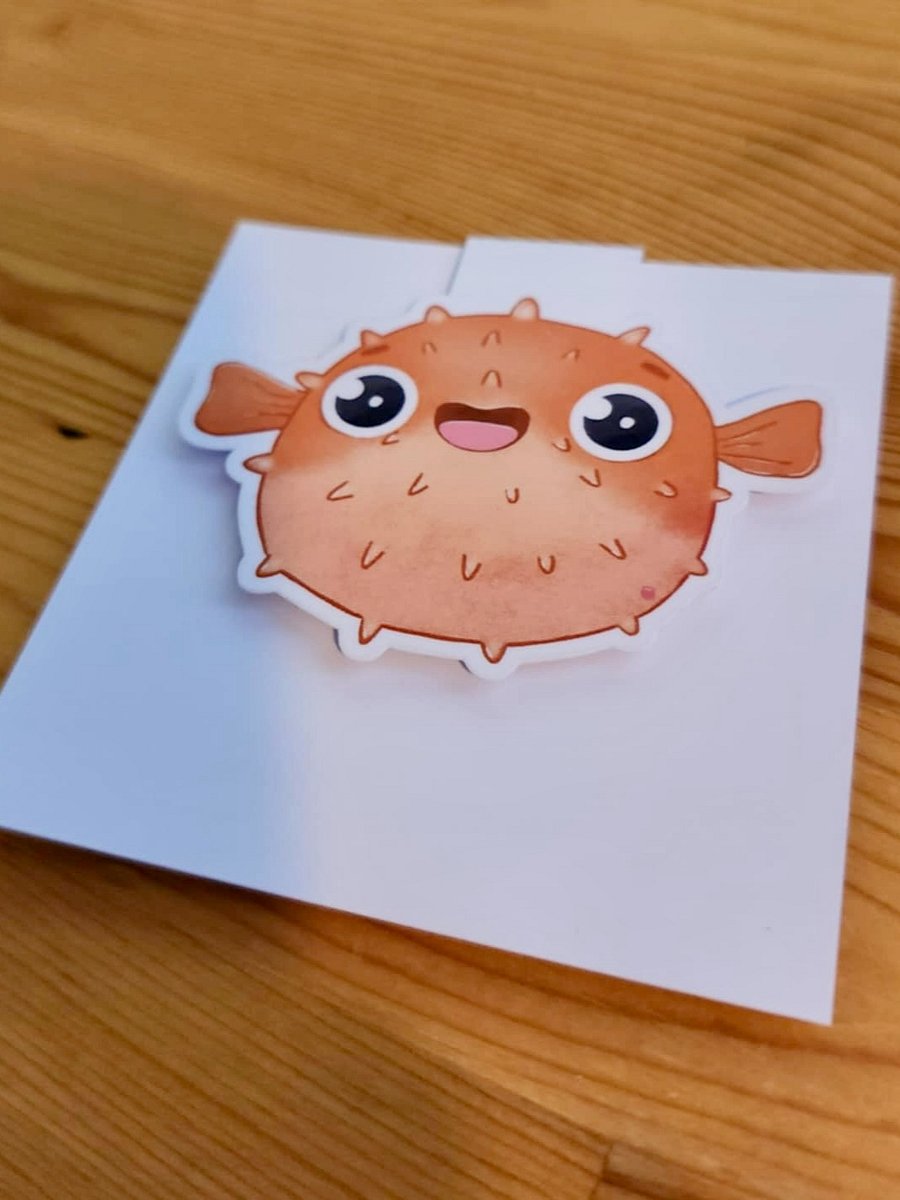 Puff the Blowfish Magnetic Bookmark product image (3)