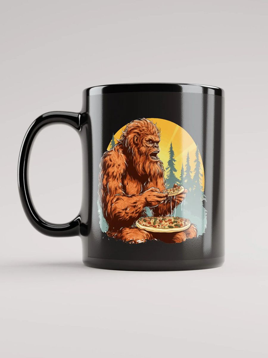 Sasquatch Eating Pizza Mug product image (6)