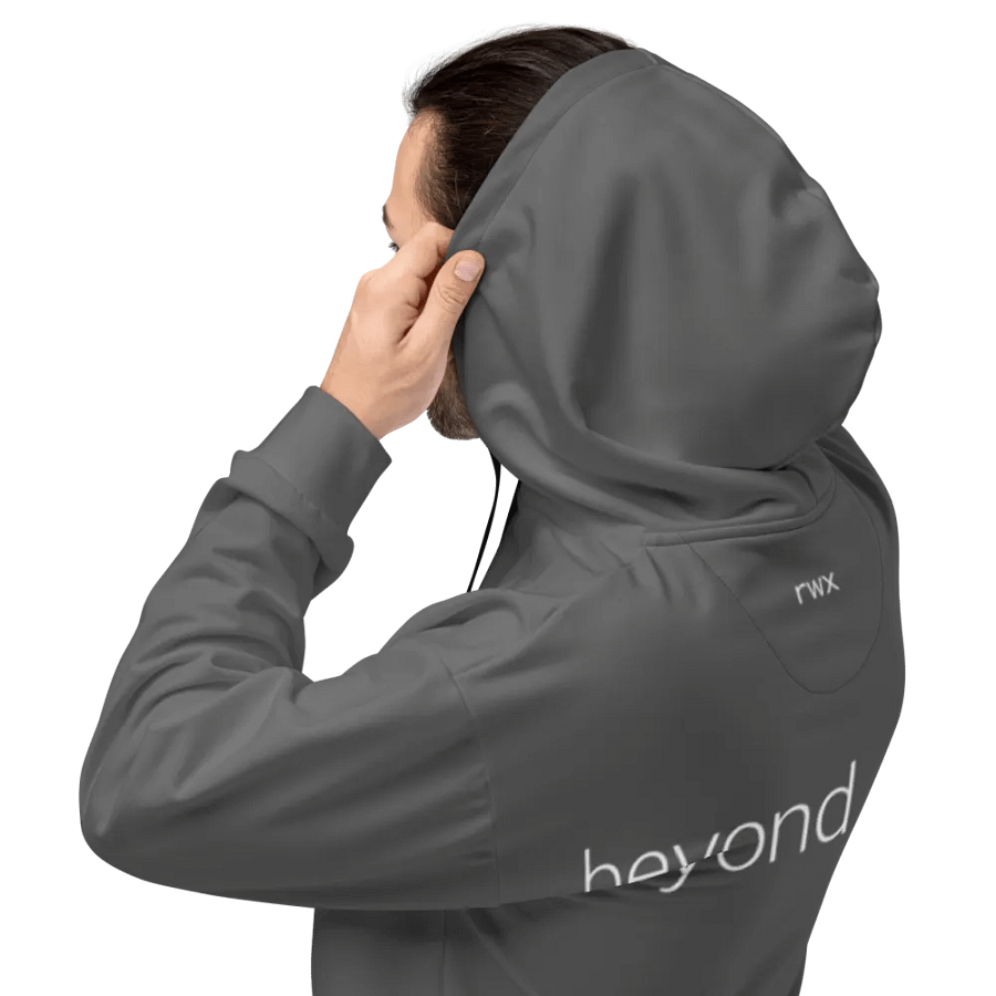 1338, beyond leet hoodie (dark grayscale mode) product image (3)
