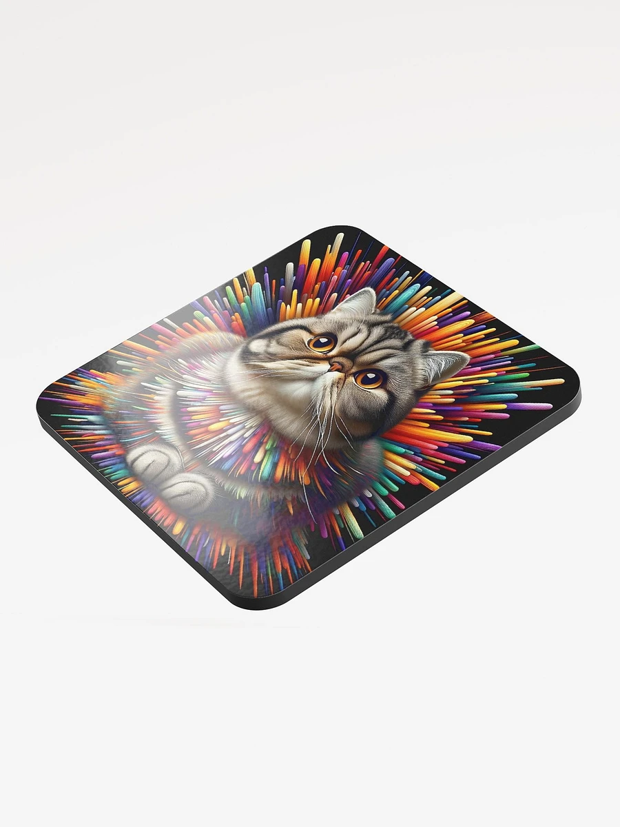 Glossed Cork Coaster: Exotic Shorthair product image (3)