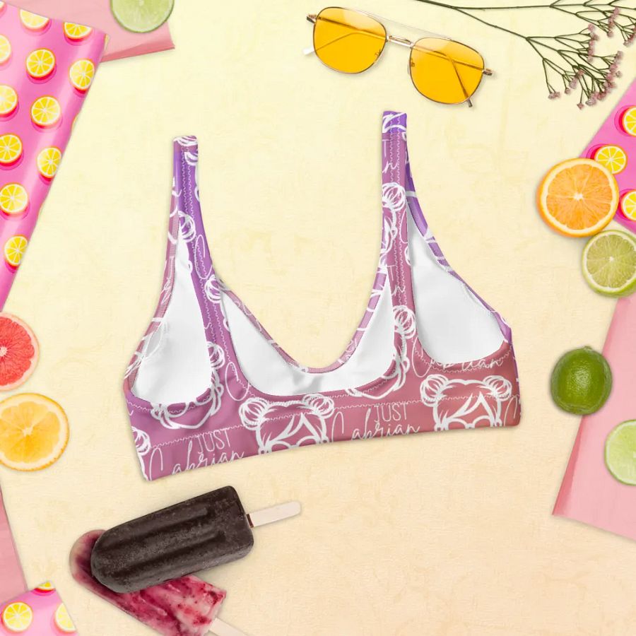 JustCabrian Logo bikini top product image (7)