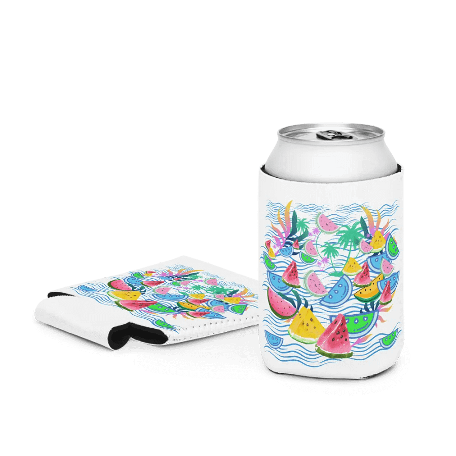 Whimsical Watermelon Can Cooler product image (4)
