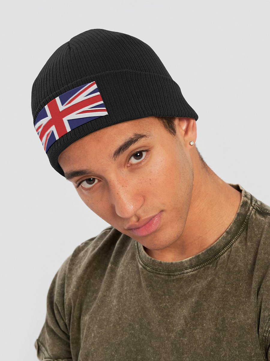 Union Jack Embroidered Organic Beanie product image (16)