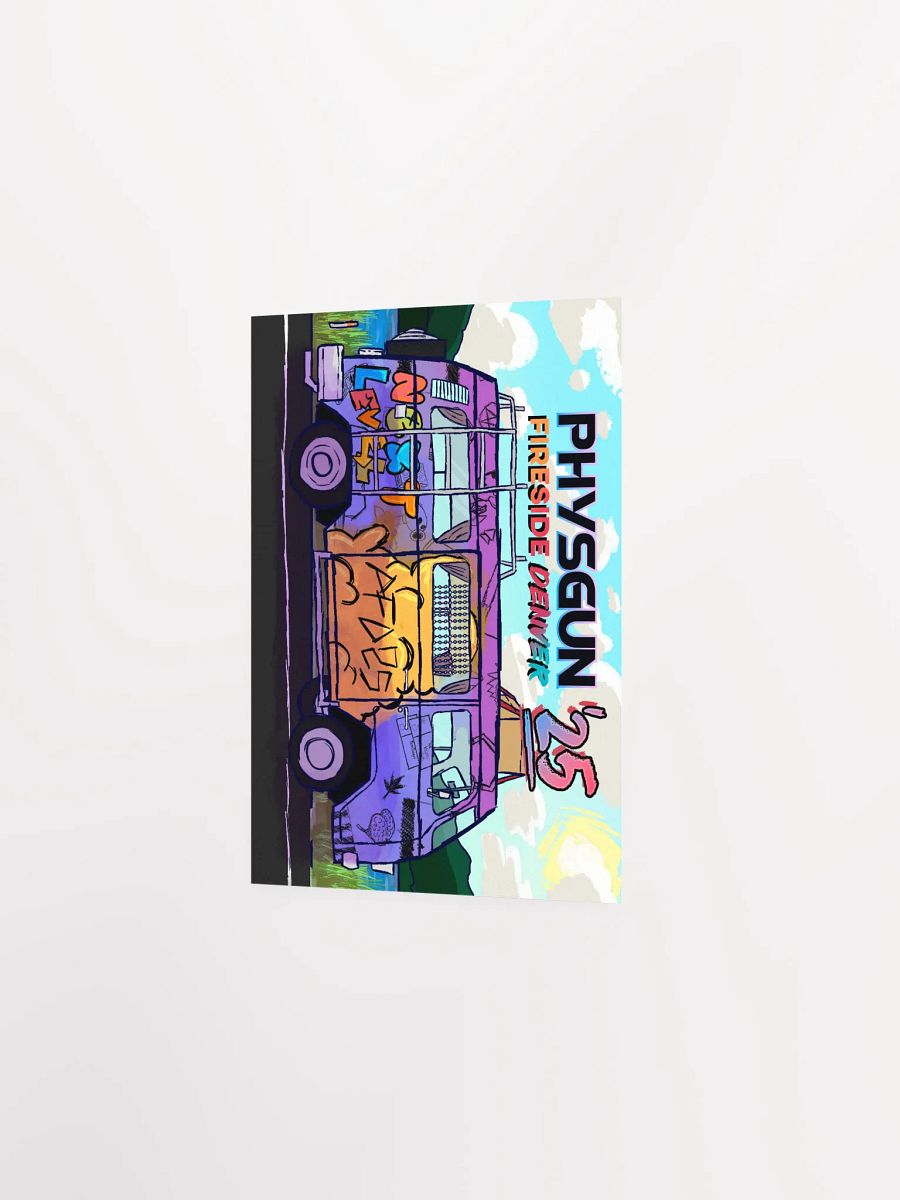 Physgun Fireside Denver 2025 LAN Poster - Graffiti'd Van product image (2)