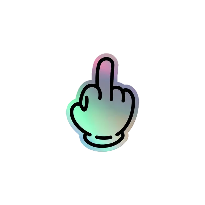 Flip off holo product image (1)