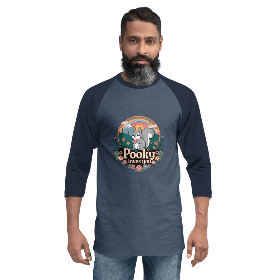 Pooky's Love Landscapes Raglan Tee product image (2)