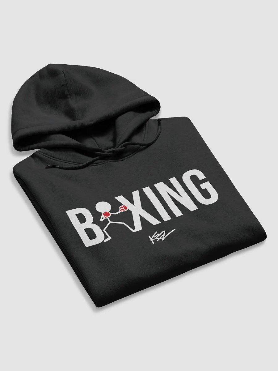BOXING STICKMAN HOODIE - BLACK product image (6)