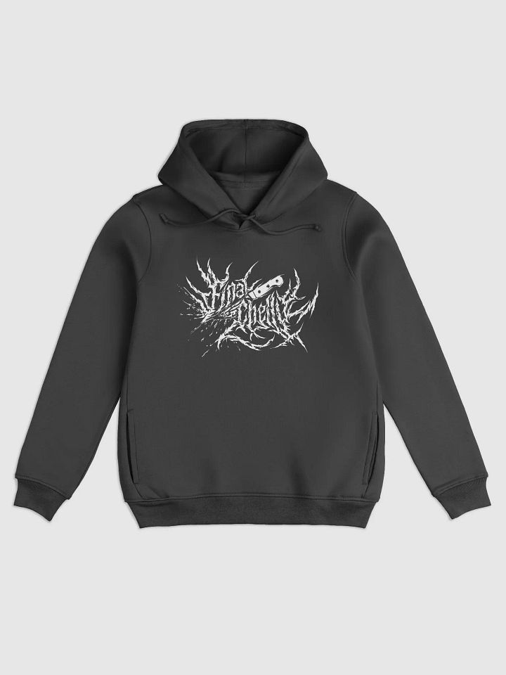 Keep It Metal White Logo Womens Organic Printed Hoodie product image (1)