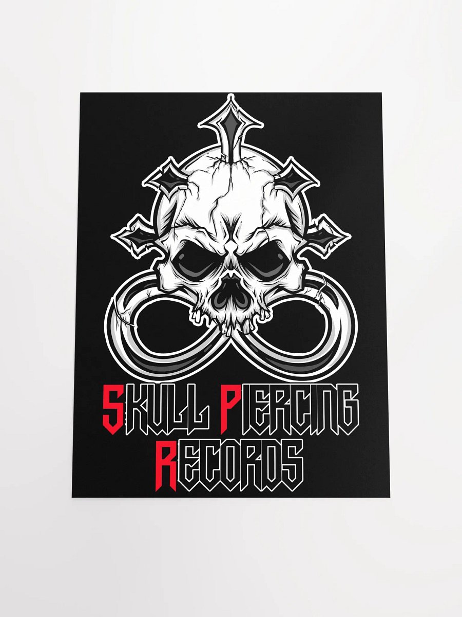 Skull Piercing Records Matte Poster product image (16)