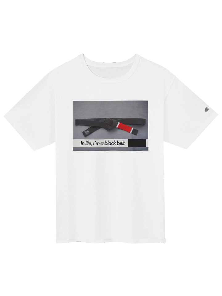 In life a black belt - UNDERHOOK x Champion Tee (Limited Edition) - White product image (1)