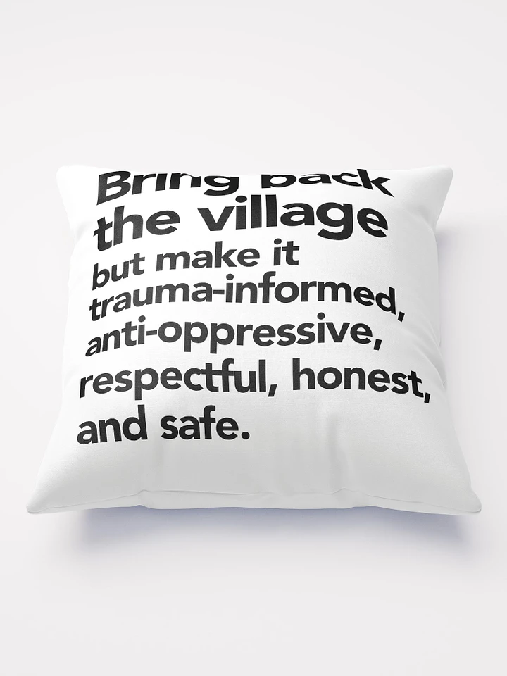 Bring Back the Village Pillow product image (1)