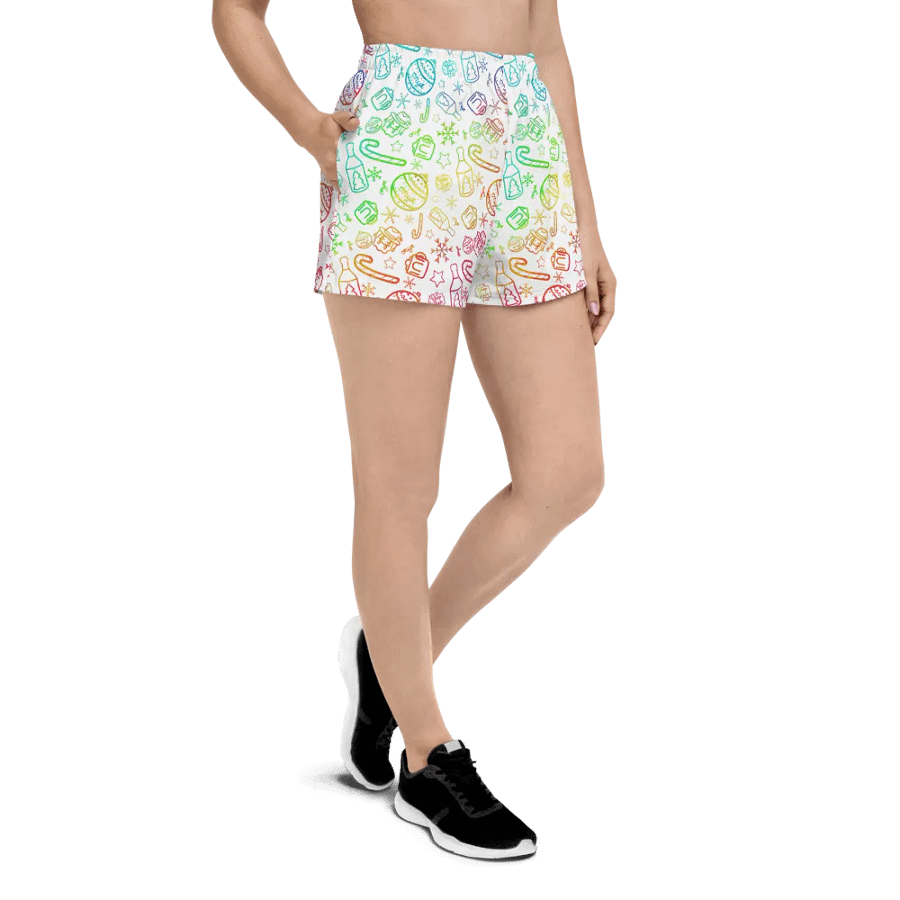 Limited Edition Christmas Rainbow Sport Shorts product image (6)