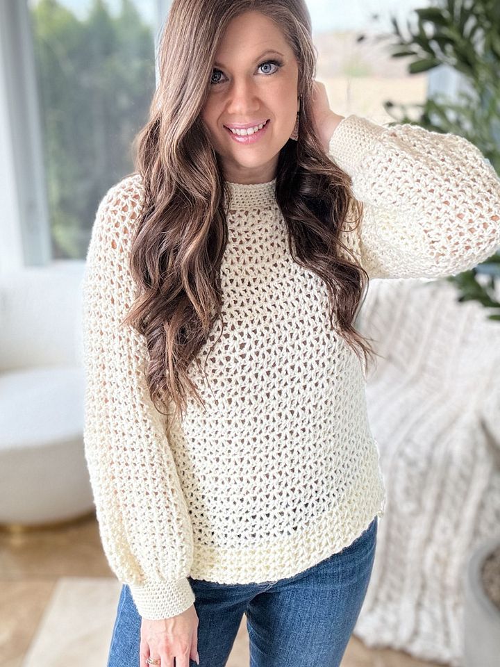Mint to V Pullover Crochet Pattern product image (1)