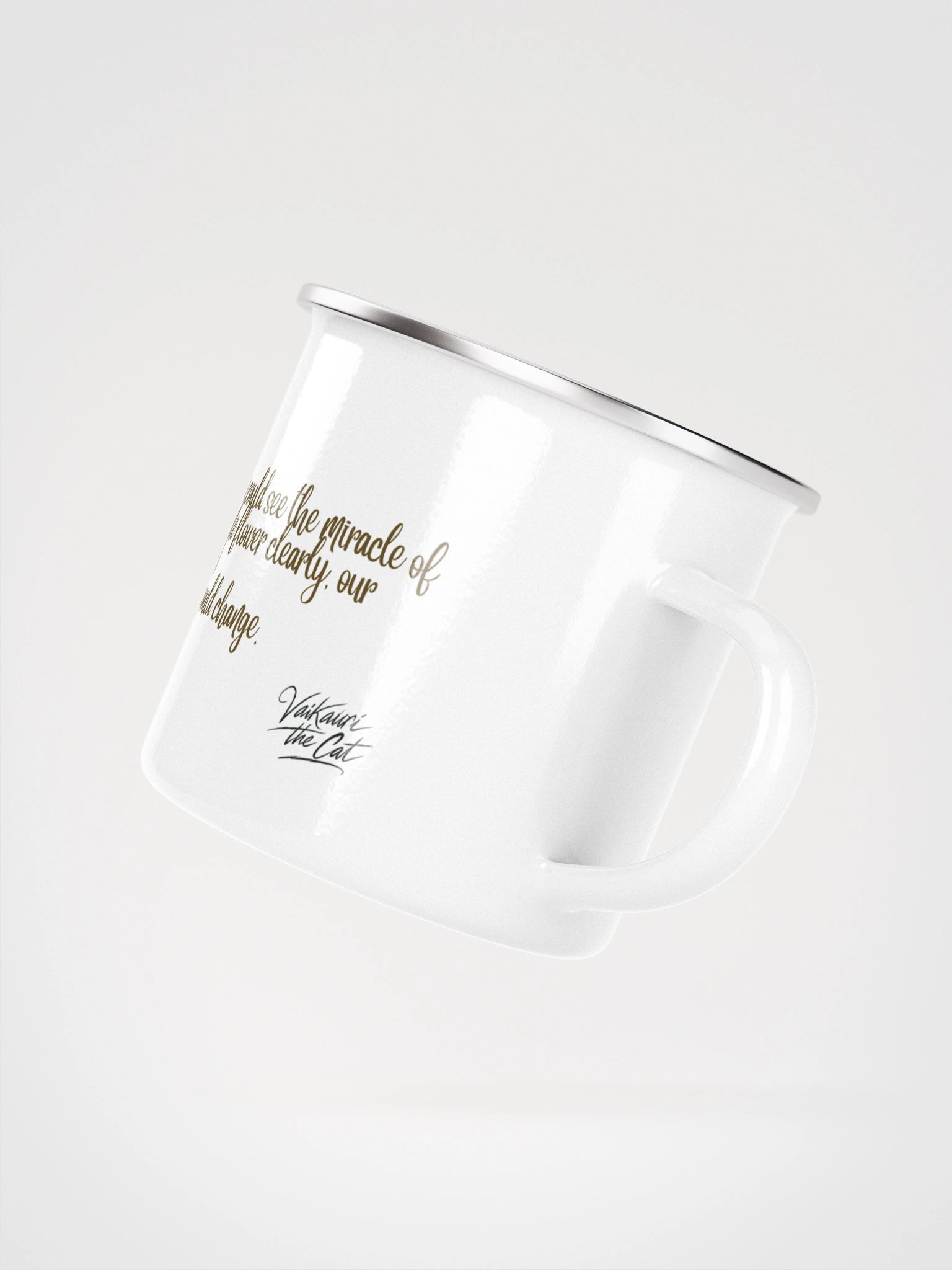 Vaikauri Cat Adventure Enamel Mug product image (3)