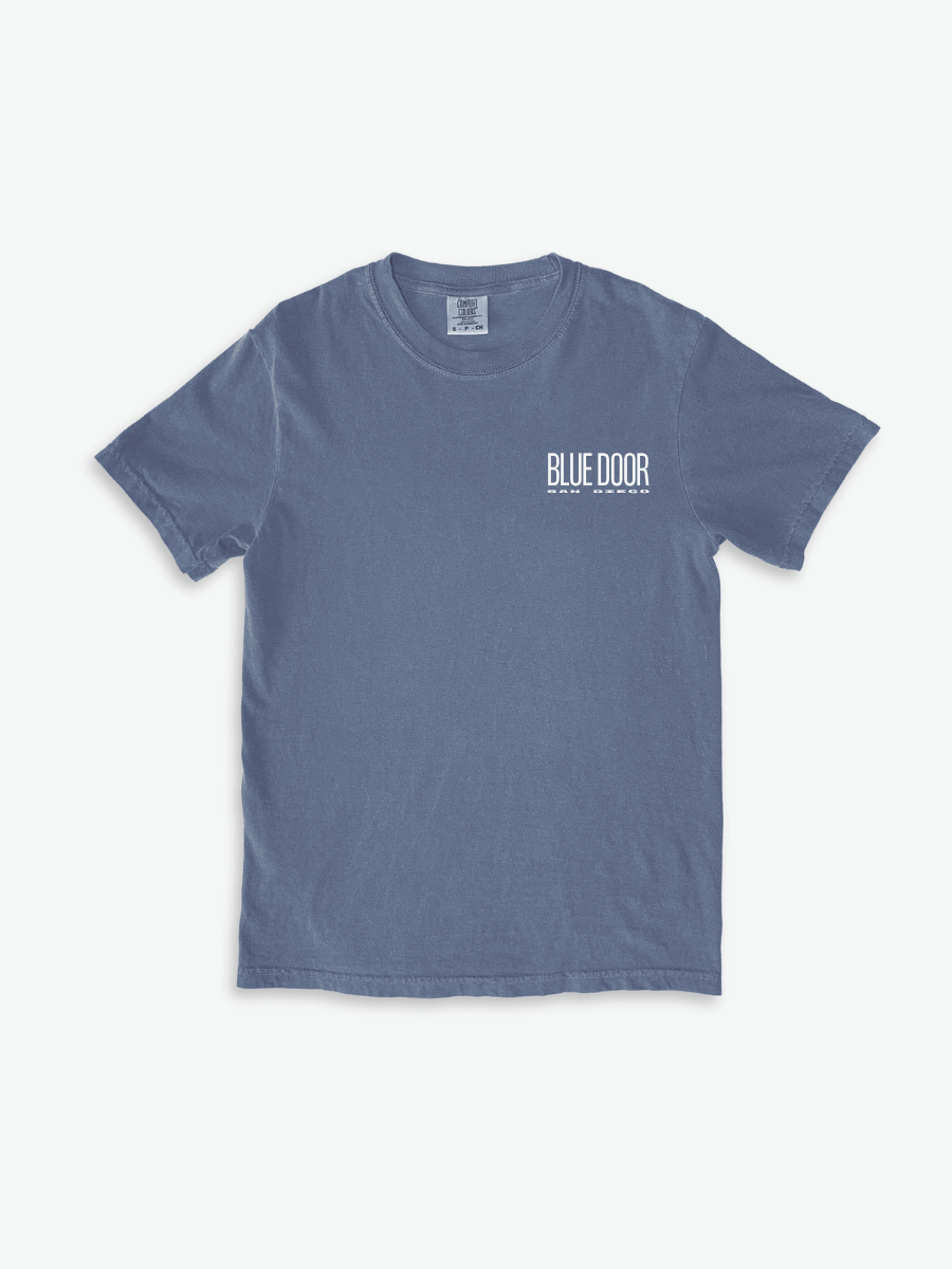 Blue Door THIS IS YOUR LIFE Tee Shirt - 90 Year Diamond Star Design - Blue Door Life Philosophy Collection - Soft-Washed Garment-Dyed Fabric - San Diego Made product image (6)