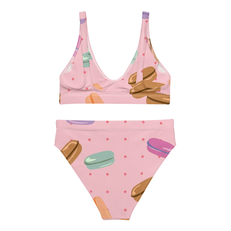 Colorful Macaron Delight High-Waisted Bikini product image (2)