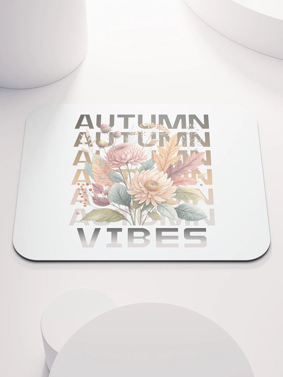 Autumn Vibes Boho Flowers Mouse Pad product image (2)