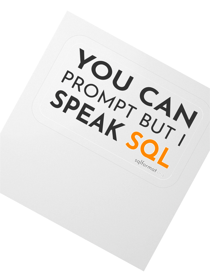 Speak SQL Sticker product image (5)