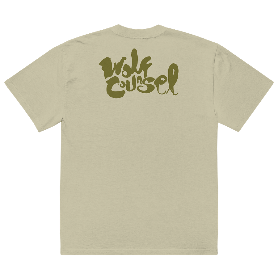 Wolf Counsel AS Colour Premium Oversized Faded T-Shirt (Front Patch) product image (6)