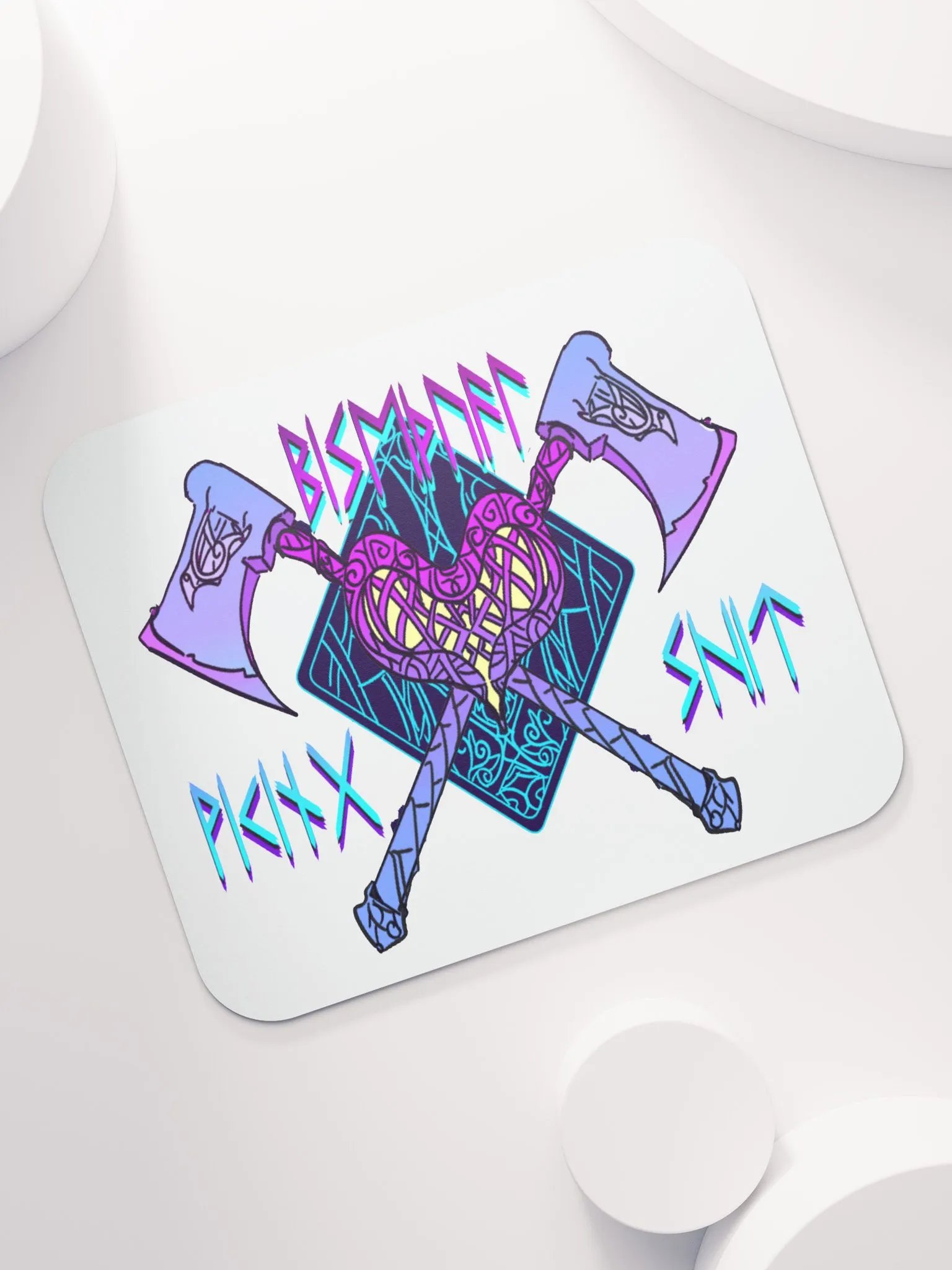 Bi-Viking Pride Heart Mousemat product image (7)