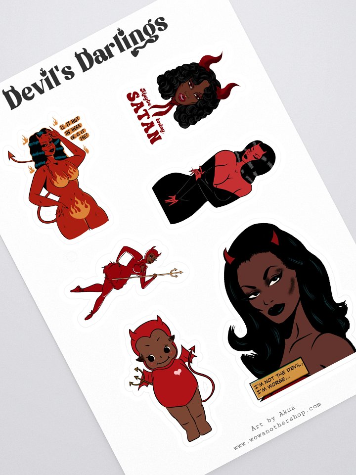 Devil's Darlings Sticker Sheet product image (1)