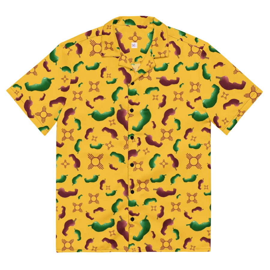 New Mexico Red & Green chile Zia Hawaiian Shirt product image (11)