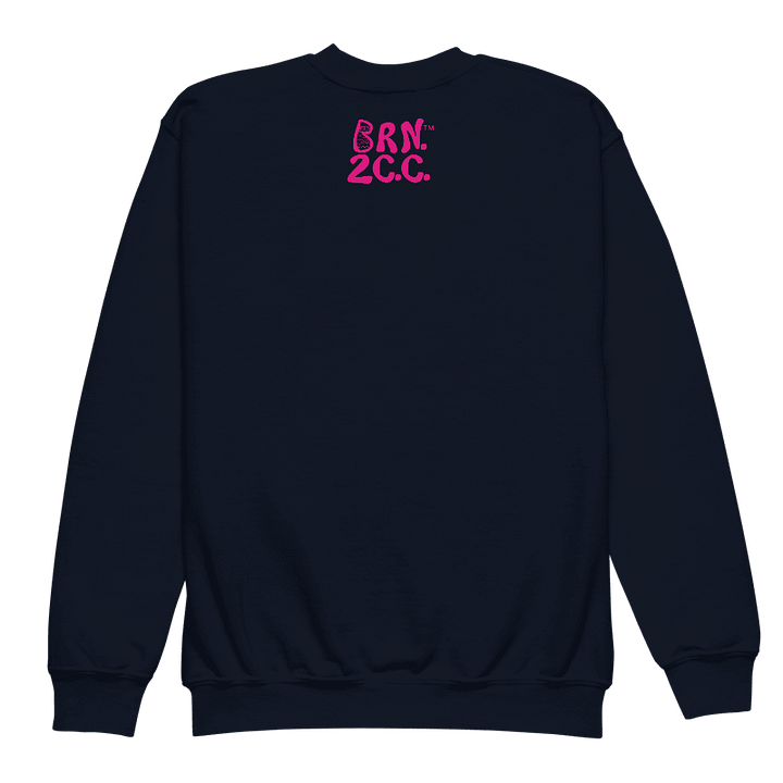 Girls' | Cape Cod Crew | DTG Vintage Print | BOURNE to Cape Cod™ | Youth Sweatshirt | BOURNE to Stand Out™ product image (2)