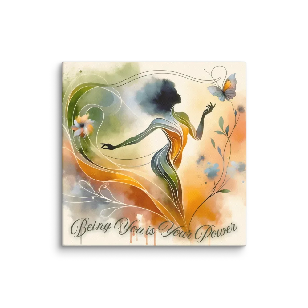 Being You is Your Power Aesthetic Abstract Art Canvas product image (2)