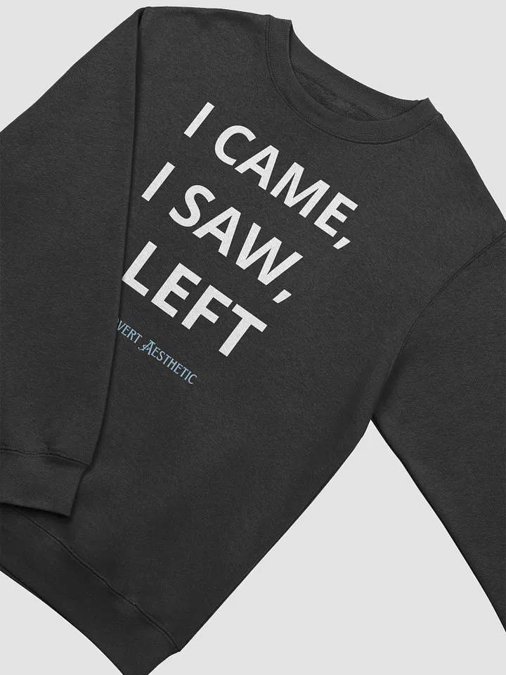 I Came, I Saw, I Left - Premium Crewneck Sweatshirt product image (2)