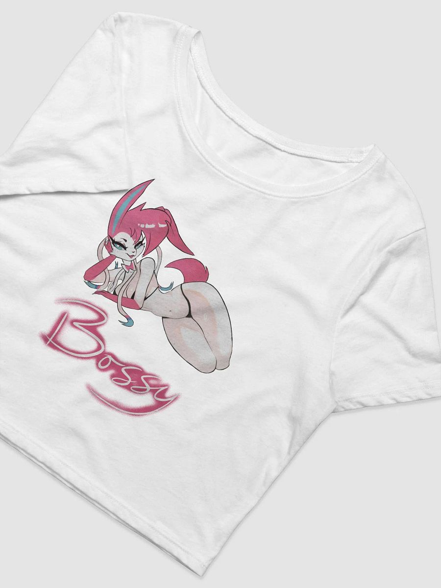 SylvyBoss Crop Tee White product image (3)