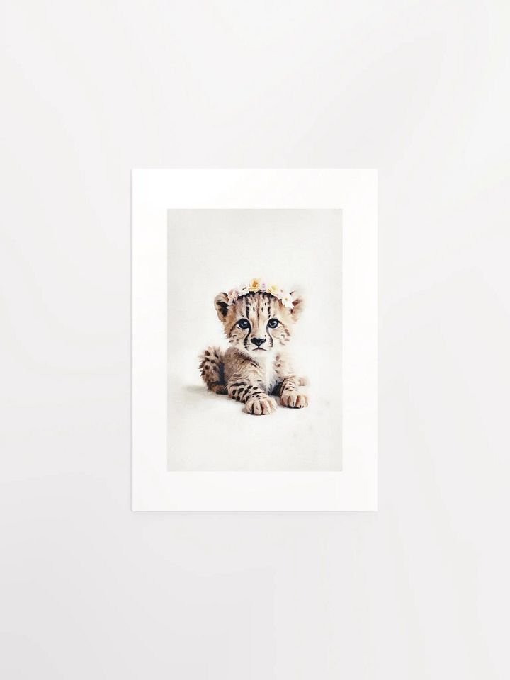 Cheetah Cub Passepartout Print product image (8)