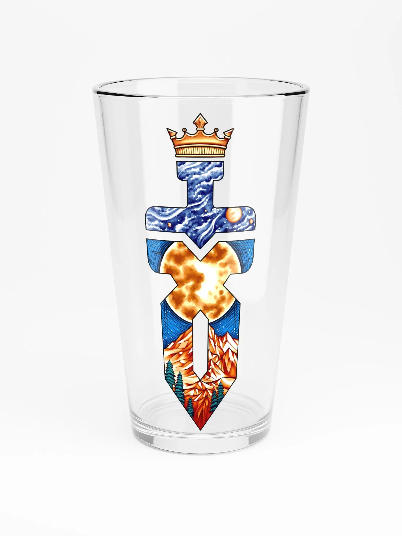 Shaker Pint Glass (Color Logo) product image (3)